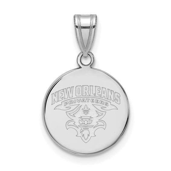 SS University of New Orleans Medium Disc Pendant