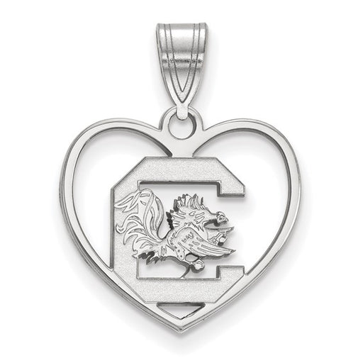 SS University of South Carolina Pendant in Heart