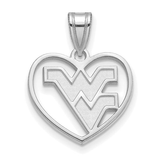 SS West Virginia University Pendant in Heart