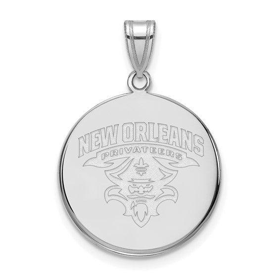 10kw University of New Orleans Large Disc Logo with UNO Pendant