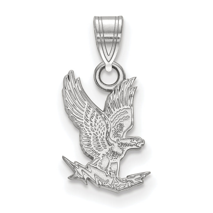 Sterling Silver Rhodium-plated LogoArt United States Air Force Academy Falcon Small Pendant