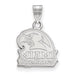 14kw Miami University Small Red Hawk Logo Pendant