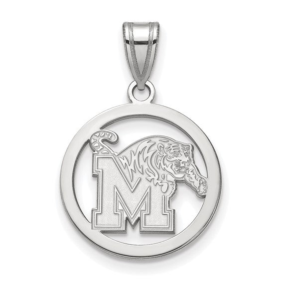 SS University of Memphis Med Pendant in Circle