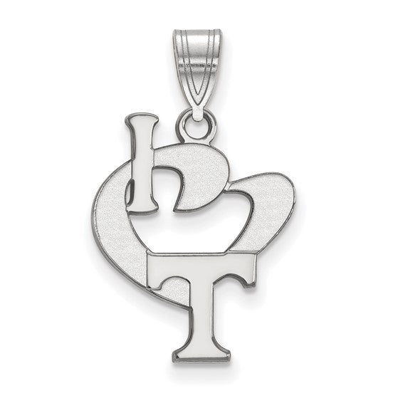 SS University of Tennessee Large I Love Volunteers Pendant