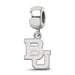 SS Baylor University Bears Small Dangle Bead Charm