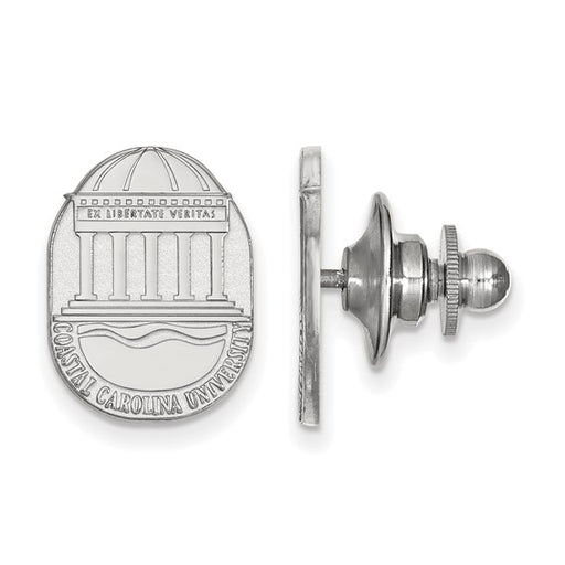 14kw Coastal Carolina University Crest Lapel Pin