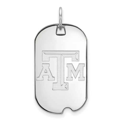 SS Texas A and M University Small Dog Tag Pendant