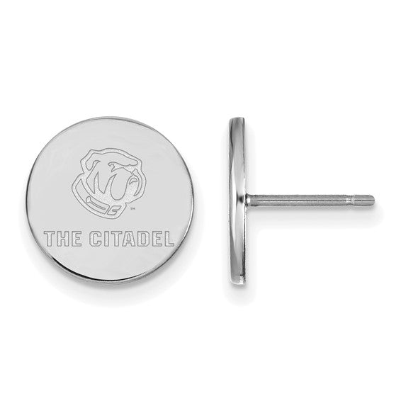 SS The Citadel Bulldogs Logo XS Post Earrings
