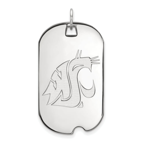 10kw Washington State University Cougar Large Dog Tag Pendant