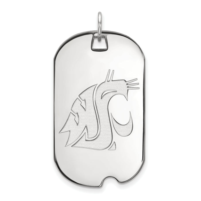 SS Washington State University Cougar Large Dog Tag Pendant