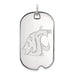 SS Washington State University Cougar Large Dog Tag Pendant