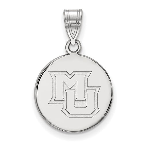 SS Marquette University Medium M-U Athletics Disc Pendant