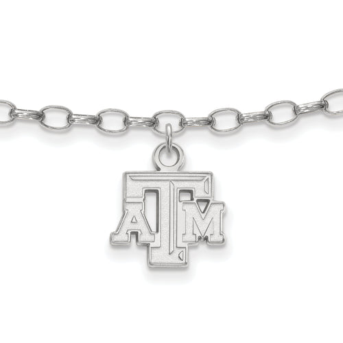 SS Texas A and M University T-A-M 9 inch Anklet