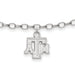 SS Texas A and M University T-A-M 9 inch Anklet