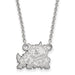 10kw Texas Christian University Small Athletic Frog Pendant w/Necklace