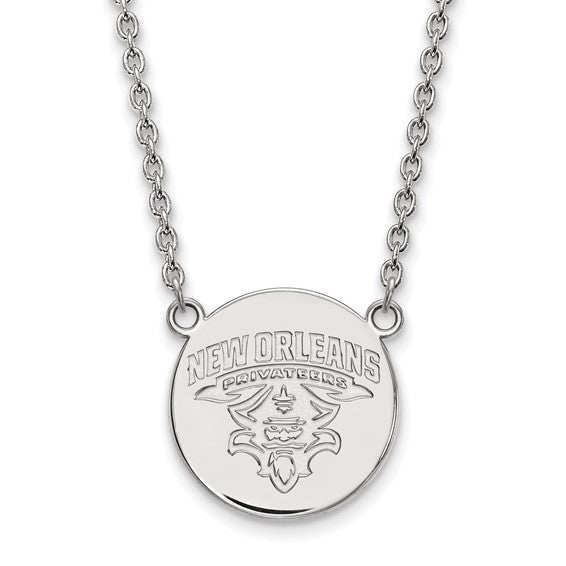 SS University of New Orleans Large Disc Necklace