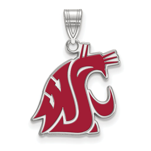 SS Washington State University Cougar Large Enameled Pendant