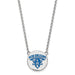 SS University of New Orleans Large Enamel Disc Necklace