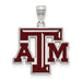 SS Texas A and M University T-A-M Large Enameled Pendant