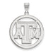 SS Texas A and M University T-A-M Large Circle Pendant