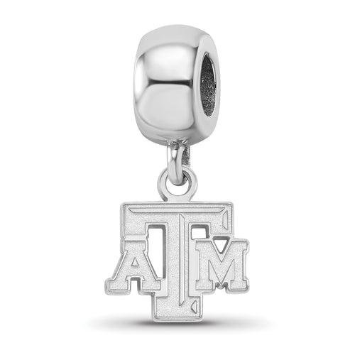 SS Texas A and M University T-A-M Extra Small Dangle Bead Charm