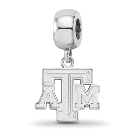 SS Texas A and M University T-A-M Small Dangle Bead Charm