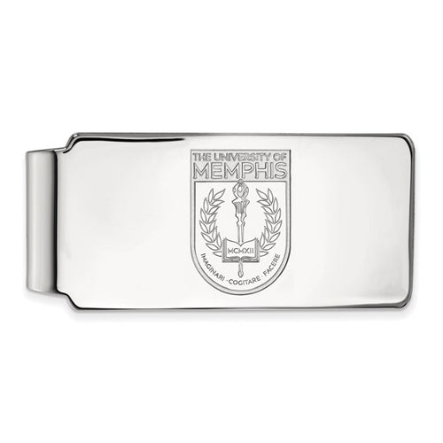 SS University of Memphis Crest Money Clip