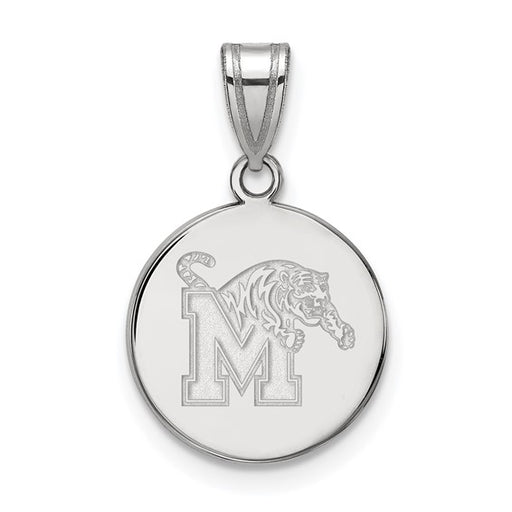 SS University of Memphis M Medium Disc Pendant