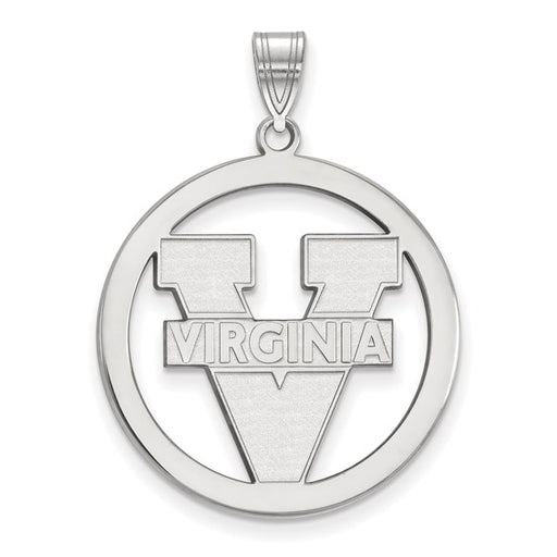 SS University of Virginia L Text Logo Pendant in Circle