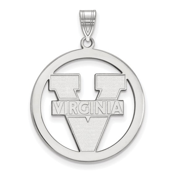 SS University of Virginia L Text Logo Pendant in Circle