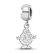 SS Syracuse University Mascot Small Dangle Bead Charm