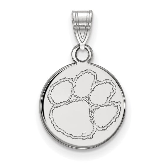 SS Clemson University Small Disc Pendant