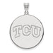 14kw Texas Christian University XL TCU Disc Pendant