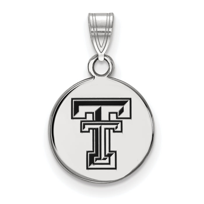 SS Texas Tech University Small Enamel Disc Pendant