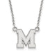 10kw University of Memphis M Small Pendant w/Necklace