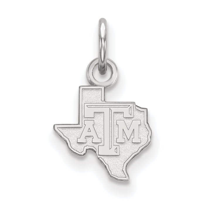 SS Texas A and M University State Outline Extra Small Pendant