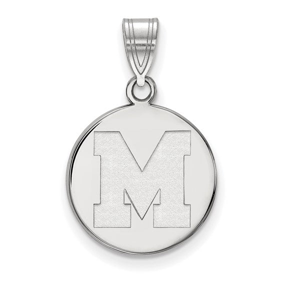 14kw University of Memphis Medium Disc Pendant