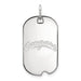 14kw Washington State University Cougars Small Dog Tag Pendant