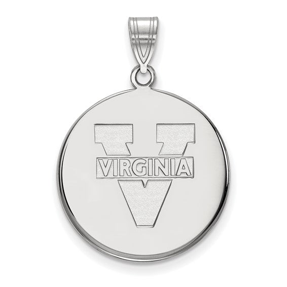 10kw University of Virginia Large Disc Text Logo Pendant