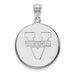 14kw University of Virginia Large Disc Text Logo Pendant