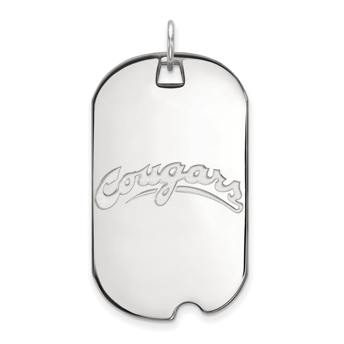 SS Washington State University Cougars Large Dog Tag Pendant