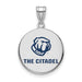 SS The Citadel Large Enamel Pendant