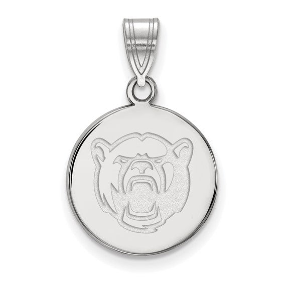 SS Baylor University Medium Alt Baylor Head Disc Pendant