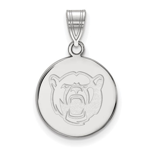 SS Baylor University Medium Alt Baylor Head Disc Pendant