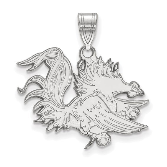 SS University of South Carolina Large Gamecock Pendant