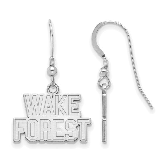 SS WF Wake Forest University Small WF w/deacon Dangle Earrings