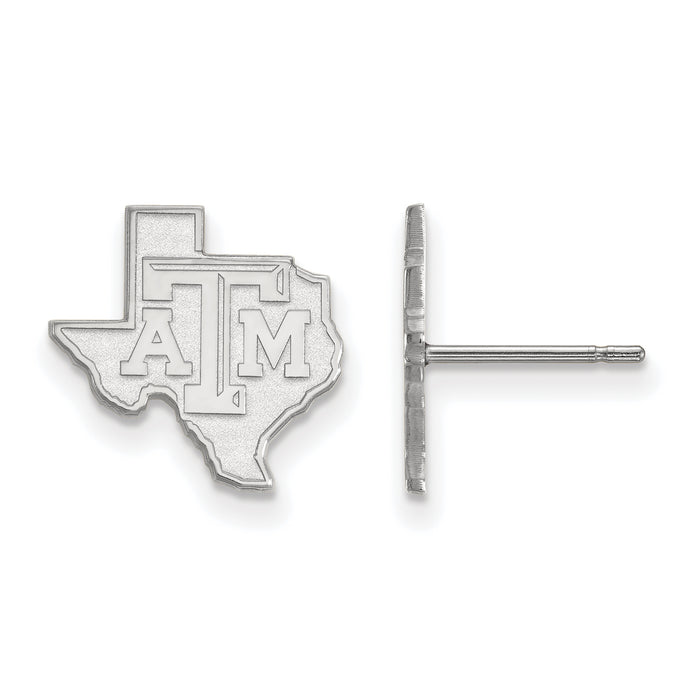 10kw Texas A and M University State Outline Small Post Earrings