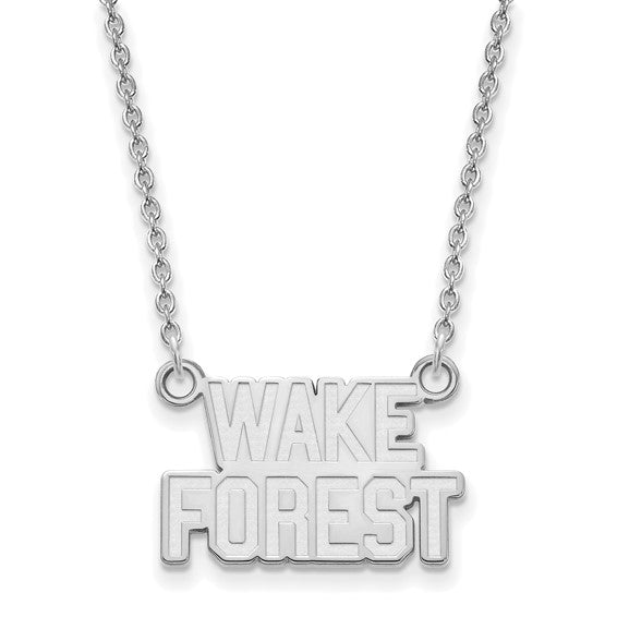 SS WF Wake Forest University Small WF w/deacon Necklace