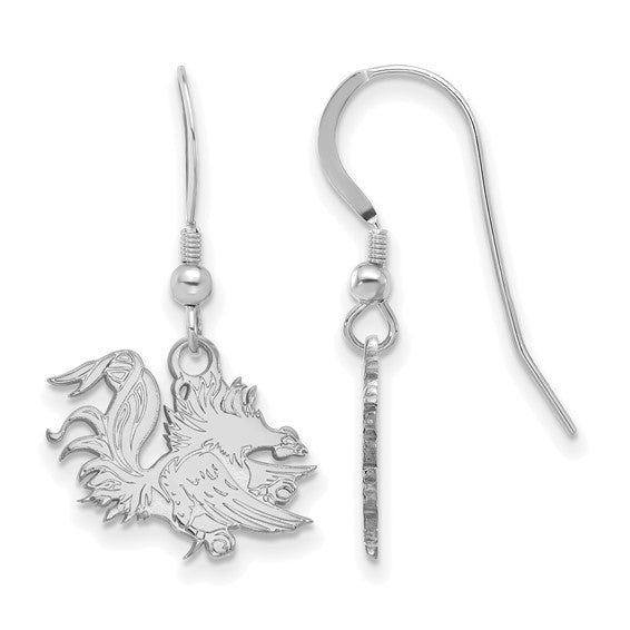 SS University of South Carolina Small Gamecock Dangle Earrings