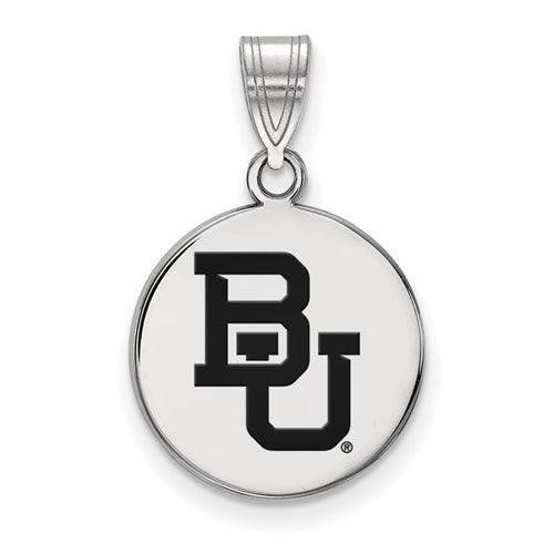 SS Baylor University Medium Enamel Disc Pendant